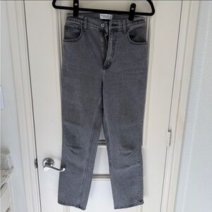 Abercrombie & Fitch High-Rise Straight Jeans